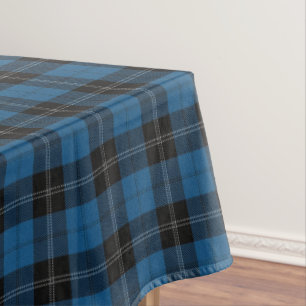 Nappe Tartan de chasse bleue du clan écossais Ramsay