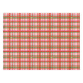 Nappe Tartan De Noël écossais Rouge Et Vert (Devant (Horizontal))
