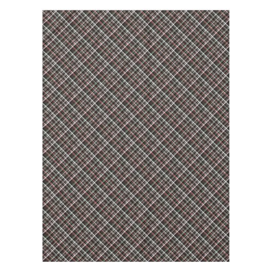 Nappe Tartan de Noël texturé.  (Devant)