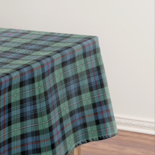 Nappe Tartan écossais antique vert clair du Mackenzie d
