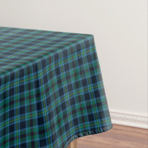 Nappe Tartan écossais bleu de Miller de clan et vert
