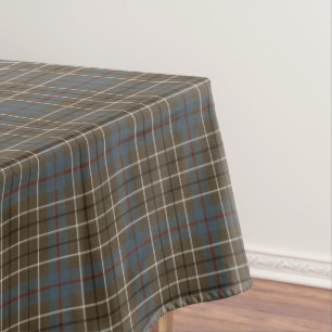 Nappe Tartan écossais patiné Brown de Duncan de clan
