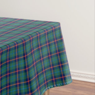 Nappe Tartan écossais vert de clan jeune et bleu