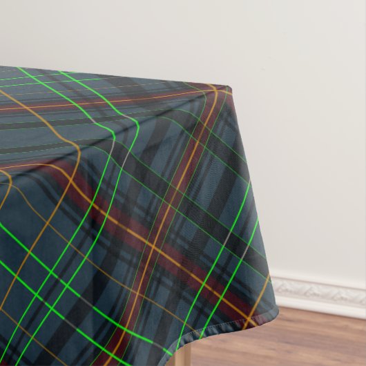 Nappe Tartan en bleu, orange, vert... (In Situ)