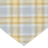 Nappe Tartan Jaune Et Gris (Angle)