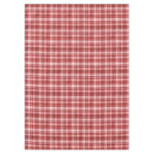 Nappe Tartan marron, rouge et rose (Devant)