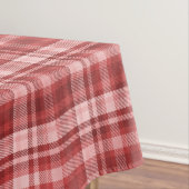 Nappe Tartan marron, rouge et rose (In Situ)