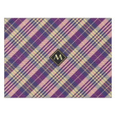 Nappe Tartan mauve, or et bleu (Devant (Horizontal))