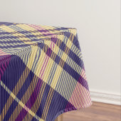 Nappe Tartan mauve, or et bleu (In Situ)