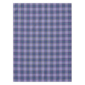 Nappe Tartan mauve plaid 1 dans les tons lavande et bleu (Devant)