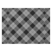 Nappe Tartan Noir Et Blanc (Devant (Horizontal))