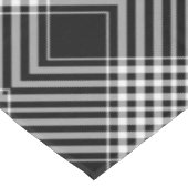 Nappe Tartan Noir Et Blanc (Angle)