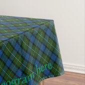 Nappe Tartan officiel Fergusson avec monogramme / nom (In Situ)