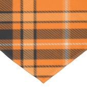 Nappe Tartan orange d'Halloween (Angle)