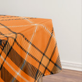 Nappe Tartan orange d'Halloween (In Situ)