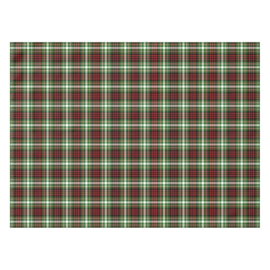 Nappe Tartan Plaid, Noël, Vert Rouge Blanc (Devant (Horizontal))