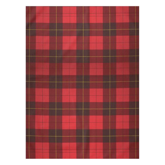 Nappe Tartan Plaid Rustique Clan Wallace À damiers (Devant)
