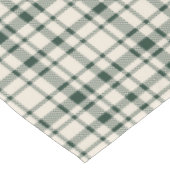 Nappe Tartan plat classique Motif-émeraude & crème (Angle)