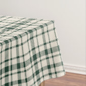 Nappe Tartan plat classique Motif-émeraude & crème (In Situ)