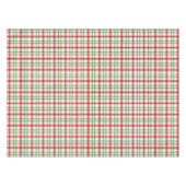 Nappe Tartan plat de Noël - Blanc (Devant (Horizontal))