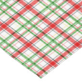 Nappe Tartan plat de Noël - Blanc (Angle)