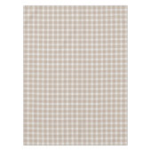 Nappe Tartan rose beige Motif Russe  (Devant)