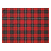 Nappe Tartan Rouge Et Noir Écossais (Devant (Horizontal))