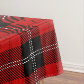 Nappe Tartan Rouge Et Noir Écossais (In Situ)