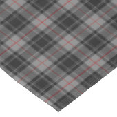 Nappe Tartan rouge noir gris de Moffat de clan écossais (Angle)