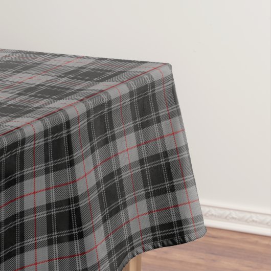 Nappe Tartan rouge noir gris de Moffat de clan écossais (In Situ)