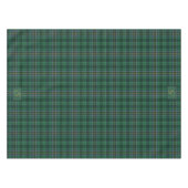 Nappe Tartan Vert à Carreaux Monogramme (Devant (Horizontal))