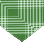 Nappe Tartan Vert Et Blanc (Angle)
