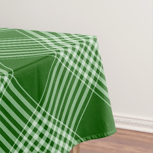 Nappe Tartan Vert Et Blanc (In Situ)
