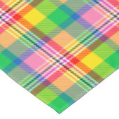 Nappe Tartan vert rose (Angle)