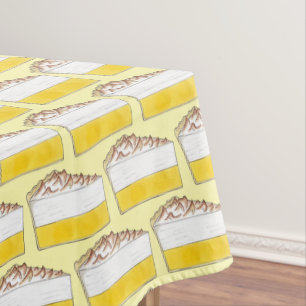 Nappe Tarte au citron meringue Pie Slice Pique-nique Des