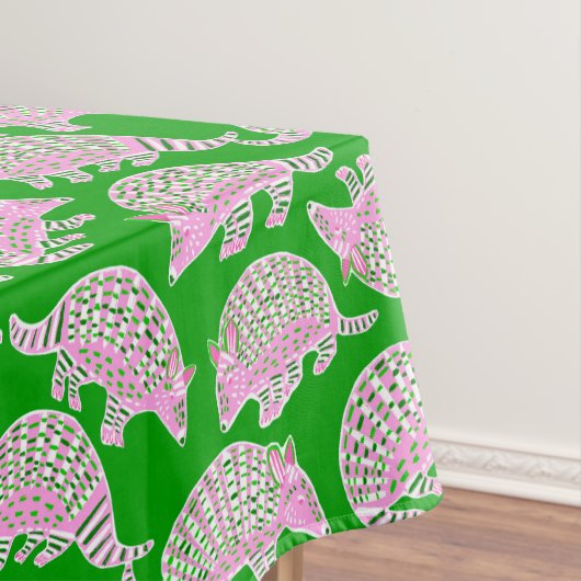 Nappe Tatous Préppy Rose Vert (In Situ)