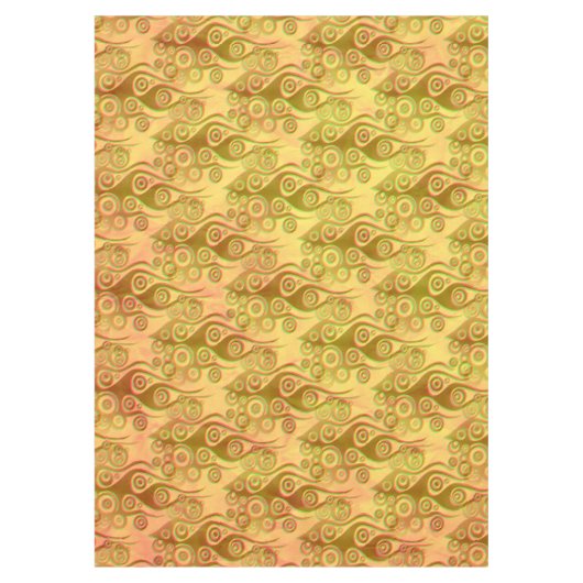 Nappe Tattoo flammes & cercles motif + votre backgr. (Devant)