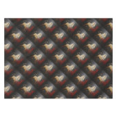 Nappe Taurean Bulls Animal Art Abstrait (Devant (Horizontal))