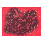 Nappe Taureau Rouge À La Nuit étoilée (Devant (Horizontal))