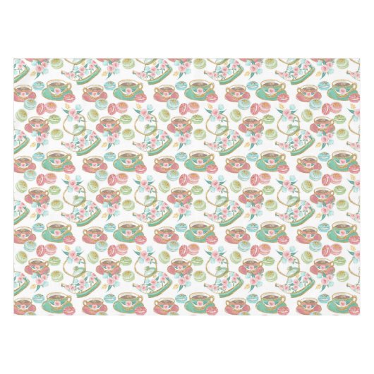 Nappe Tea Time Motif (Devant (Horizontal))