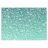 Nappe Teal Bleu Vert Lumière aux Teintes Sombres Notes d (Devant (Horizontal))