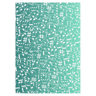 Nappe Teal Bleu Vert Lumière aux Teintes Sombres Notes d