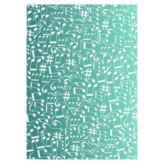 Nappe Teal Bleu Vert Lumière aux Teintes Sombres Notes d (Devant)