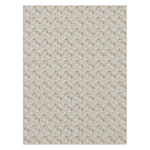 Nappe Teal géométrique et motif bleu (Devant)