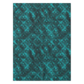 Nappe Teal ombre Glam Glitter Damask (Devant)