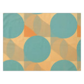 Nappe Teal, Tan, and Orange in Retro Look Pattern (Devant (Horizontal))