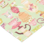 Nappe Teapots et tasses vert (Angle)