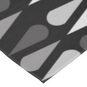 Nappe Teardrops du milieu du siècle rétro noir (Angle)