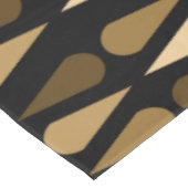 Nappe Teardrops du Moyen-siècle rétro Brown noir (Angle)