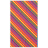 Nappe Teddy Bear Rainbow Cute 1ère fête anniversaire (Devant)